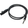 Cable Xlr Hembra A Trs 1/4 Serie Black 1m Roland Rcc-3-trxf