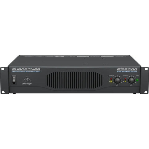 Amplificador De Potencia De 1000w Mono, Behringer Ep2000 Negro 0 W