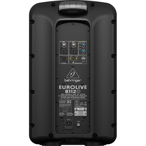 Bocina Activa Amplificada De 12  1000 Watts Behringer B112d Negro