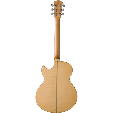 Guitarra Electroacústica Mini Jumbo Cutaway, Washburn Ea20 Natural Diestro Madera De Ingeniería