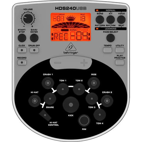 Batería Electrónica De 8 Piezas Behringer Xd80usb Negro