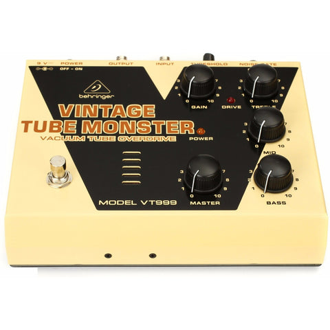 Pedal Vintage Tube Monster P/ Guitarra, Behringer Vt999 Amarillo