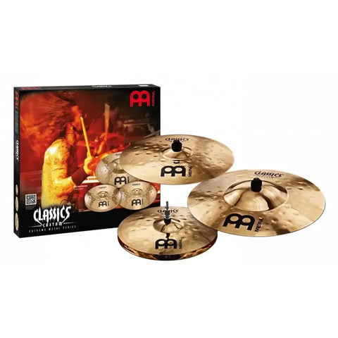 Paquete De 4 Platillos Hi Hats Crash Ride, Meinl Cc-em480
