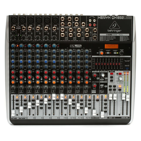 Mezclador De Efectos, 18 Canales, Usb, Behringer Qx1832usb