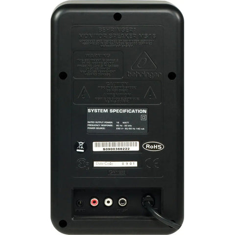 Monitores Bocinas Estudio De Grabación Behringer Ms16