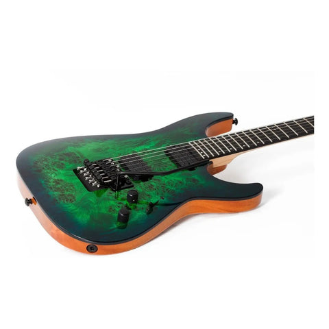 Guitarra Eléctrica Aqua Burst 6 Cuerdas Schecter C-6 Fr Pro Diestro Aqua Burst Wengué