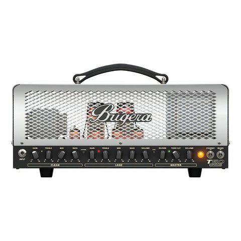 Bugera T50 Infinium Cabezal Amplificador Para Guitarra 50 W Color Plateado/negro