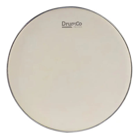 Parche Para Batería 16 Pulgadas Fiberskin Drumco Dr-16fsk Rugoso Cálido