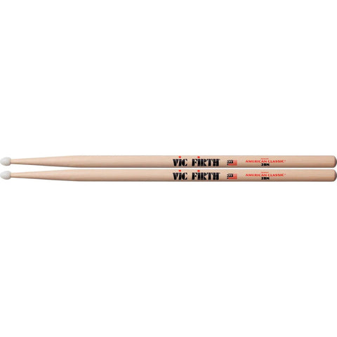Baquetas 2b Con Punta De Nylon Largo 16 1/4in Vic Firth 2bn Natural 2b