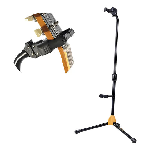 Hercules Gs412b Plus Atril Stand Soporte Guitarra Color Negro
