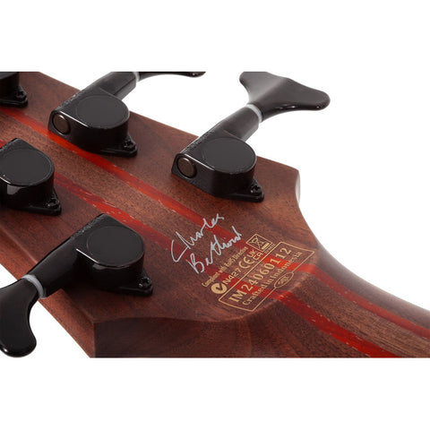 Bajo Eléctrico Schecter Charles Berthoud Cb-6 Natural Satin Diestro Beige 6