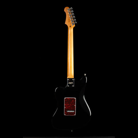 Guitarra Tipo Jaguar Jazz Master Jet Guitars Jj-300p90 Negra Diestro Negro Maple