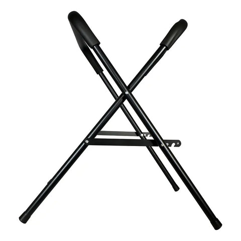 Soporte Para Tambora Maxtone Dstc-100 Ajustable Y Plegable En Metal Negro