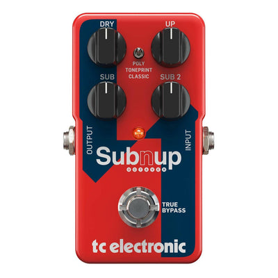 Pedal De Efecto Tc Electronic Sub 'n' Up Octave Rojo