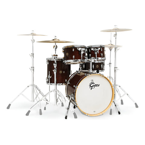 Batería 5 Pzas Gretsch Catalina Maple 20 Cm1-e605 Ambar Glaz Bordó
