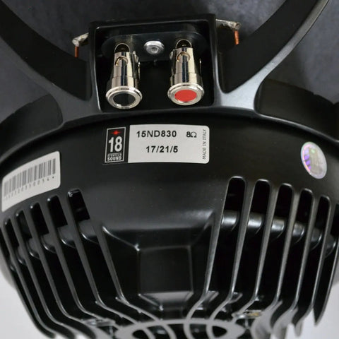 Bocina De 15  Pulgadas 450 W Eighteen Sound 15nd830 Negro
