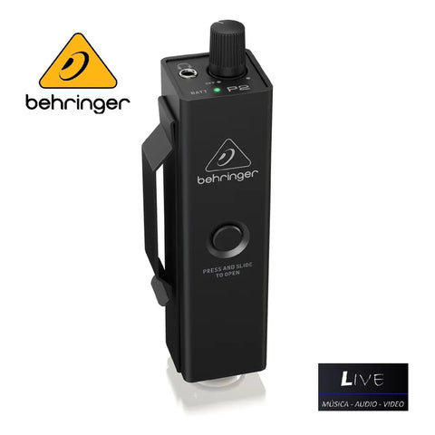 Behringer P2 Amplificador Para Audífonos Monitor Personal Color Negro