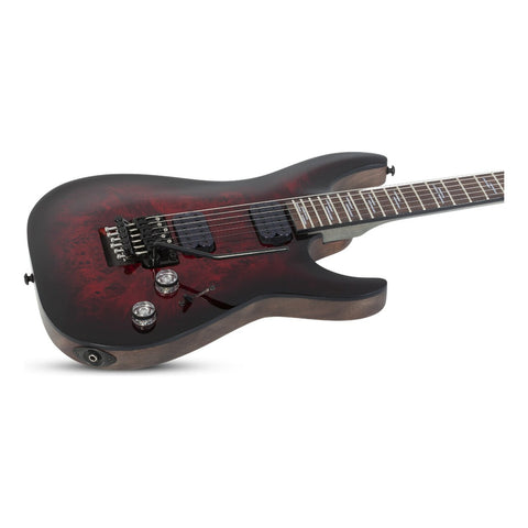 Guitarra Eléctrica Black Cherry Burst Schecter Elite-6 Fr Diestro Black Cherry Burst Palo De Rosa