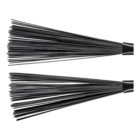 Escobillas De Madera Con Alambre De Nylon Brush Meinl Sb303 Negro Nocturno