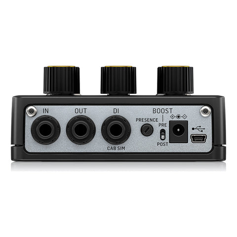 Pedal De Preamplificador Electrónico Tc - Preamplificador Jims 800 Negro