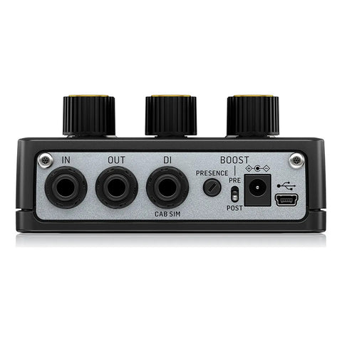 Pedal De Preamplificador Electrónico Tc - Preamplificador Jims 800 Negro