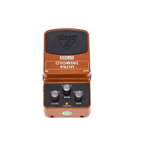 Pedal Ultra Trémolo Para Guitarra, Behringer Ut300 Naranja Claro