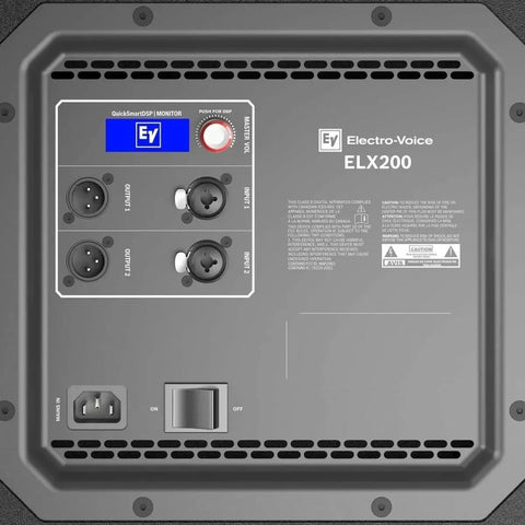 Bocina Electro-voice Elx200-18sp Portátil Con Bluetooth Negra Negro
