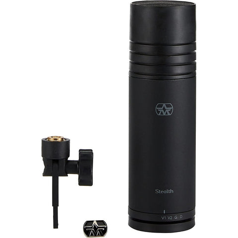 Micrófono Moving Coil Cardioide Para Estudio Aston Stealth Negro