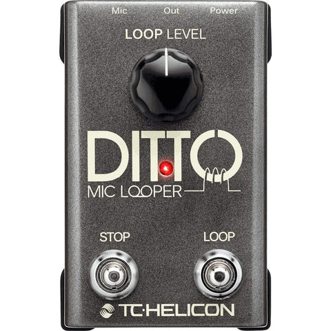 Pedal De Efecto Looper, Tc Electronic Ditto Mic Looper Gris