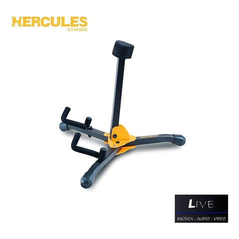 Hercules Gs402bb Soporte Plegable Guitarra Electrica O Bajo Color Negro