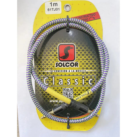 Solcor 61tj01  Cable De Instrumento Tejido, 1 Metro