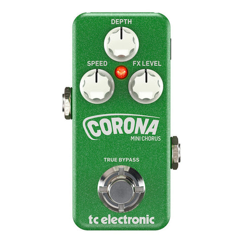 Pedal Chorus Tc Electronic Corona Mini Para Guitarra Eléctrica Color Verde