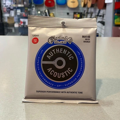 Martin Ma140, Cuerdas Para Guitarra Acústica 80/20 Light