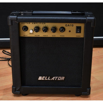 Paquete De Guitarra Electrica Zurda Bellator Egp10wlplsby