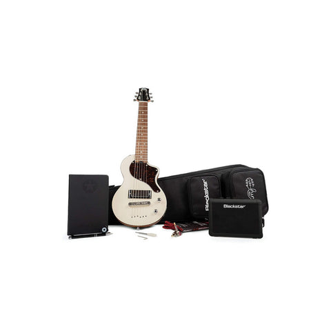 Guitarra Viaje Blackstar Carry-on Guitar Deluxe Pack Blanco Vintage Orientación De La Mano Diestro