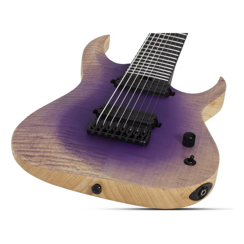 Guitarra Schecter Elect. John Browne Tao-8 Ozone Burst Diestro Violeta Ébano