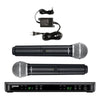 Shure Blx288/pg58-j11 Sistema Inalámbrico Con 2 Micrófonos Color Negro