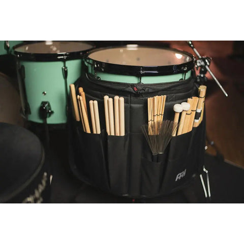 Baquetero Amplio Once Bolsillos Internos Meinl Mssb Negro