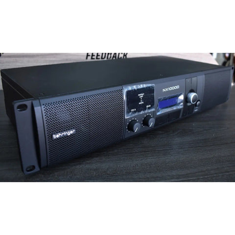 Amplificador De Potencia 1000w C/dps, Behringer Nx1000d Negro 1000 W