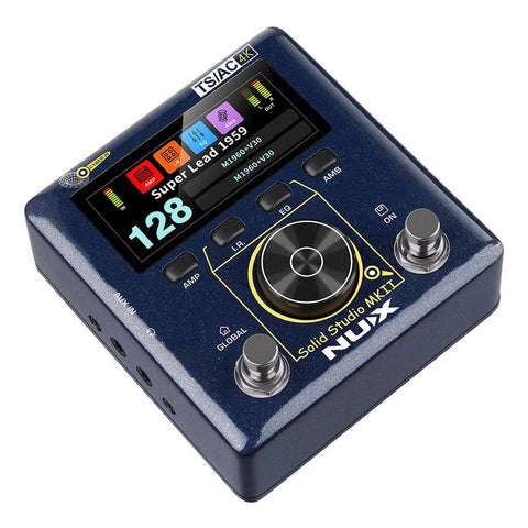 Pedal Modelador Amplificador Nux Nss-6 Solid Studio Mkii Negro