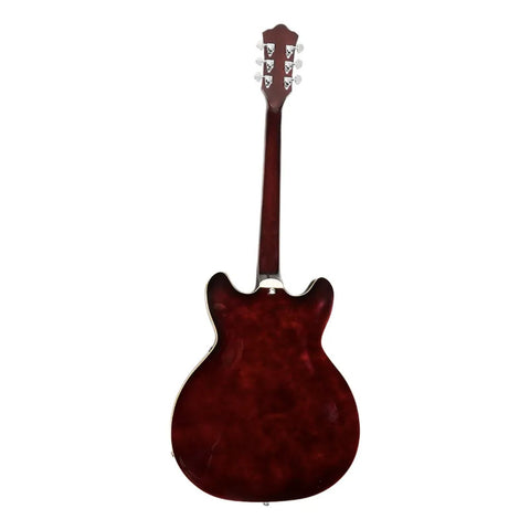 Guitarra Mars Electrica Mod. Hollowbody 335 Classic Red Diestro Rojo