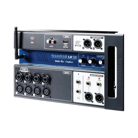 Mezcladora Digital Soundcraft Ui-12 Con Control Inalámbrico