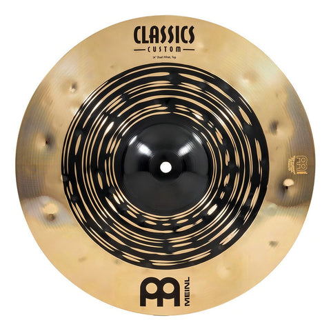 Meinl Cc14duh Hi-hat Platillo 14 Pulgadas Classics Batería Color Dorado Oscuro