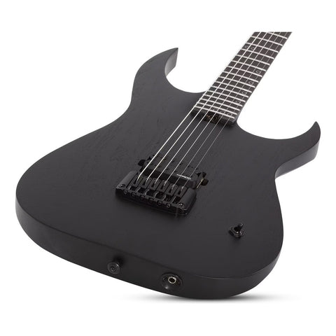 Guitarra Schecter Electrica Km-6 Mk-iii Satin Black Open Por Diestro Negro Ébano