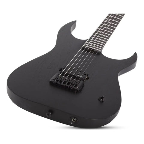 Guitarra Schecter Electrica Km-6 Mk-iii Satin Black Open Por Diestro Negro Ébano