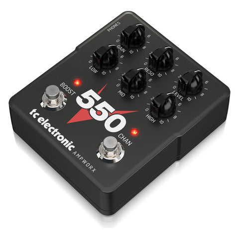Pedal Preamp Para Guitarra Tc Electronic V550 Preamp Negro