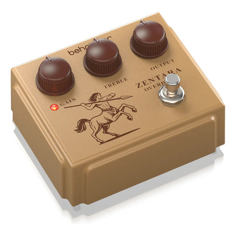 Pedal P/ Guitarra Overdrive Behringer Zentara Overdrive Dorado Oscuro