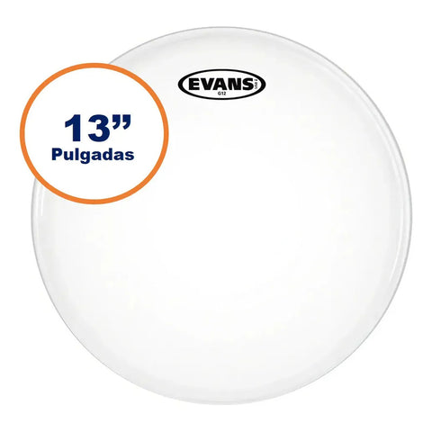 Parche Tarola Tom De Golpe 13 Pulgadas Rugoso Evans B13g12