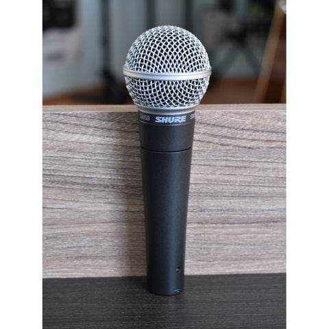 Micrófono Original Dinámico Con Interruptor, Shure Sm58s Gris