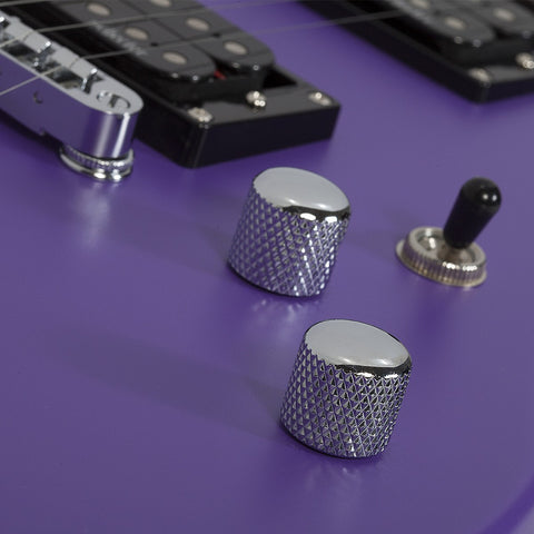 Guitarra Eléctrica Satin Purple Schecter C-6 Deluxe Diestro Satin Purple Palo De Rosa